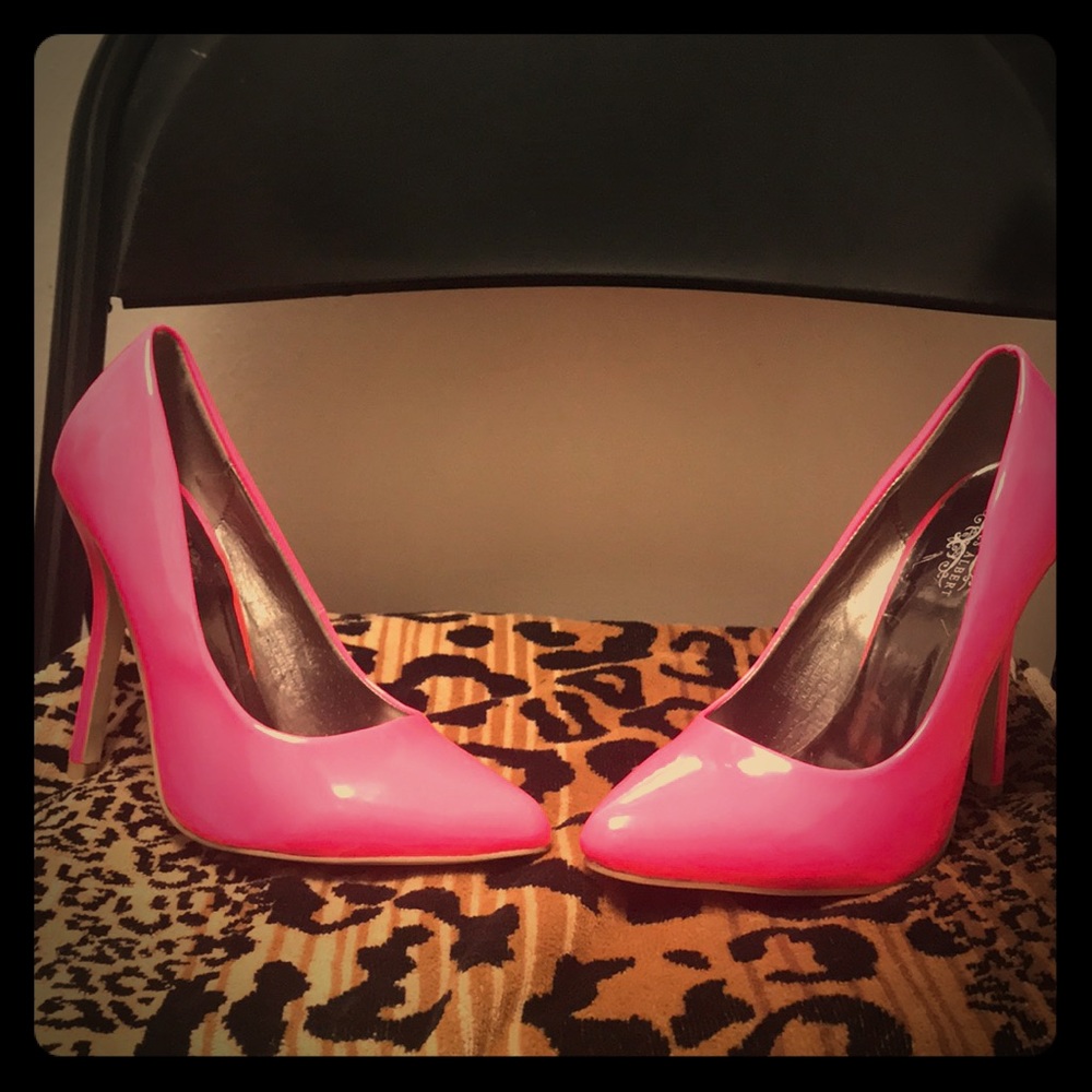 Pink heels